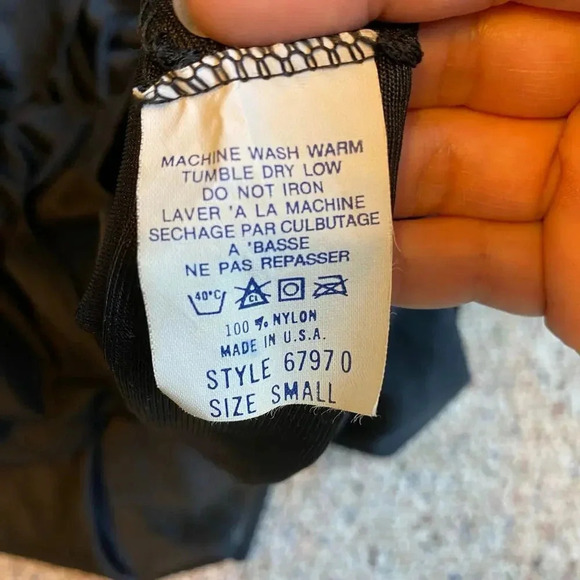 VTG Nylon Style 67970 Black Elegant Hot Sexy Maxi Nightgown Robe Women Size S - Picture 4 of 9